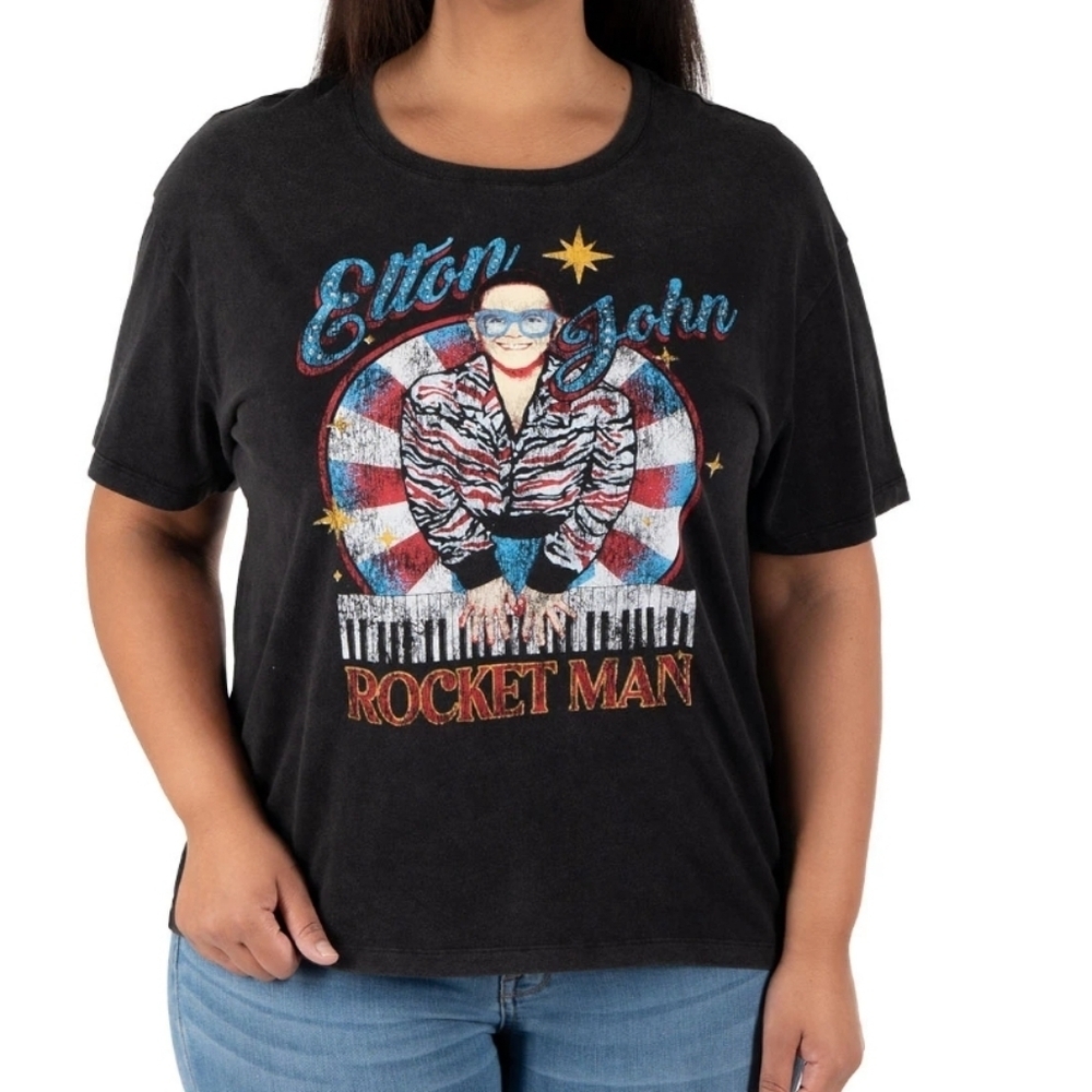 Elton John Rocket Man Licensed Band Tee XXL - Picture 11 of 11